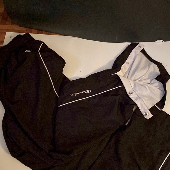 Old school track pants champion snaps on the side very unique - Picture 2 of 8